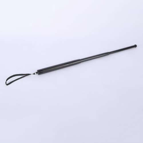 Self-Defense Three-Section Telescopic Stick With Storage Bag, Black