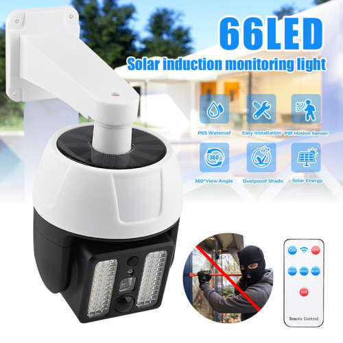 LED Solar Fake Surveillance Motion Sensor Light, Anti-Theft, Courtyard Outdoor Lighting, Street Ligh