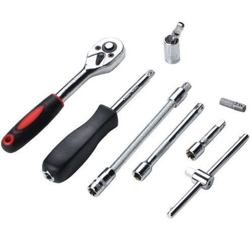 46 Pieces Car Repair Socket Tool Ratchet Wrench Combination Tool Kit Car