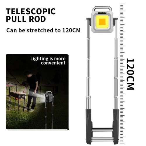 USB Rechargeable Folding Light Easy To Operate Battery Integrated Portable