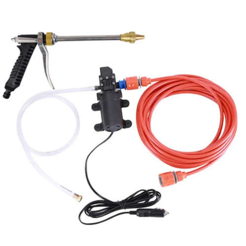 Single pump portable car washing machine 12 high pressure water gun car washing