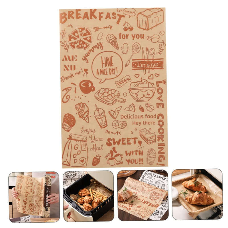 Oil Absorbing Paper Air Fryer Oven Baking Lining Cooking Oil Proof Baking Paper