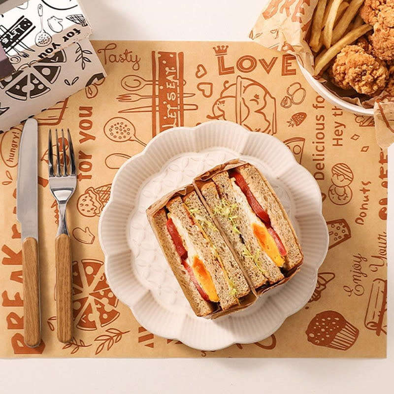 Oil Absorbing Paper Air Fryer Oven Baking Lining Cooking Oil Proof Baking Paper