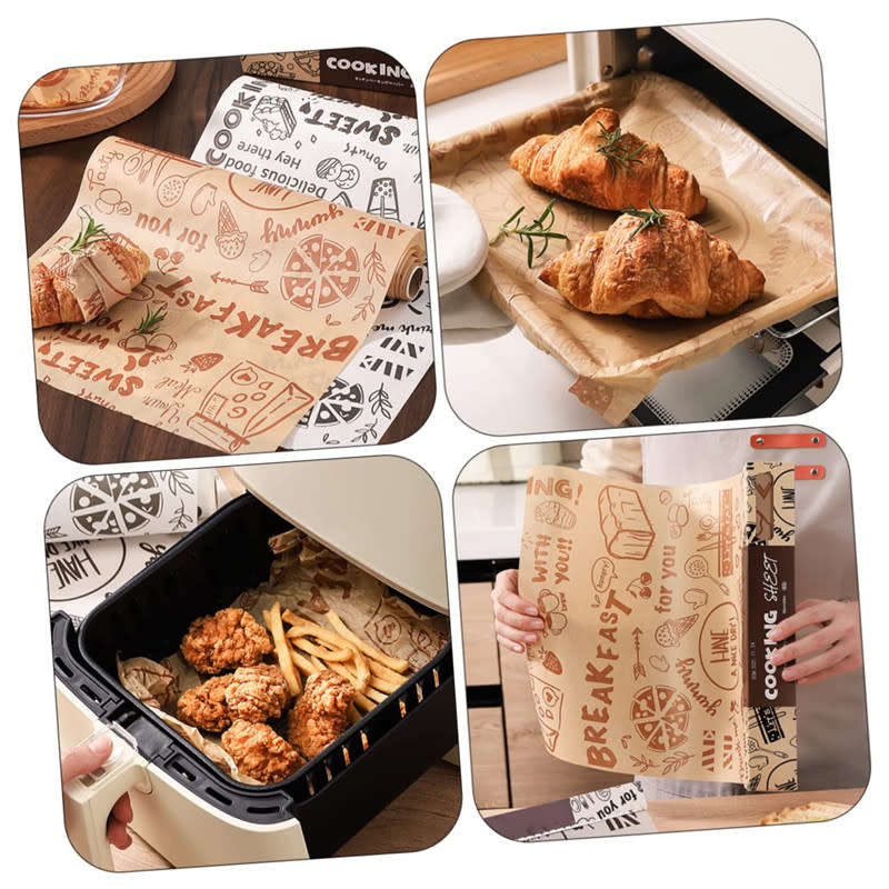 Oil Absorbing Paper Air Fryer Oven Baking Lining Cooking Oil Proof Baking Paper