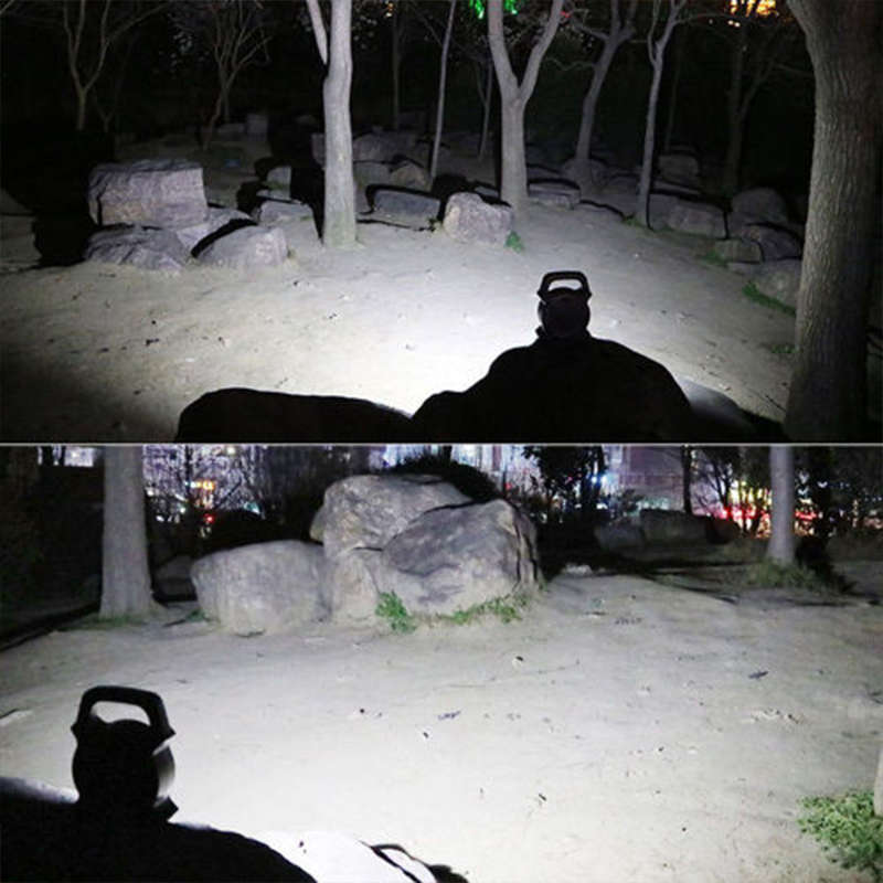 COB LED Solar Rechargeable White Light Handheld Light