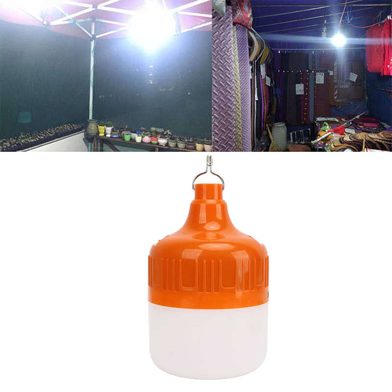 LED Bulb USB Rechargeable Portable Emergency Camping Pendant Light