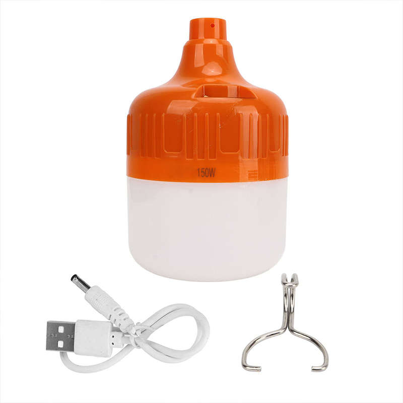 LED Bulb USB Rechargeable Portable Emergency Camping Pendant Light
