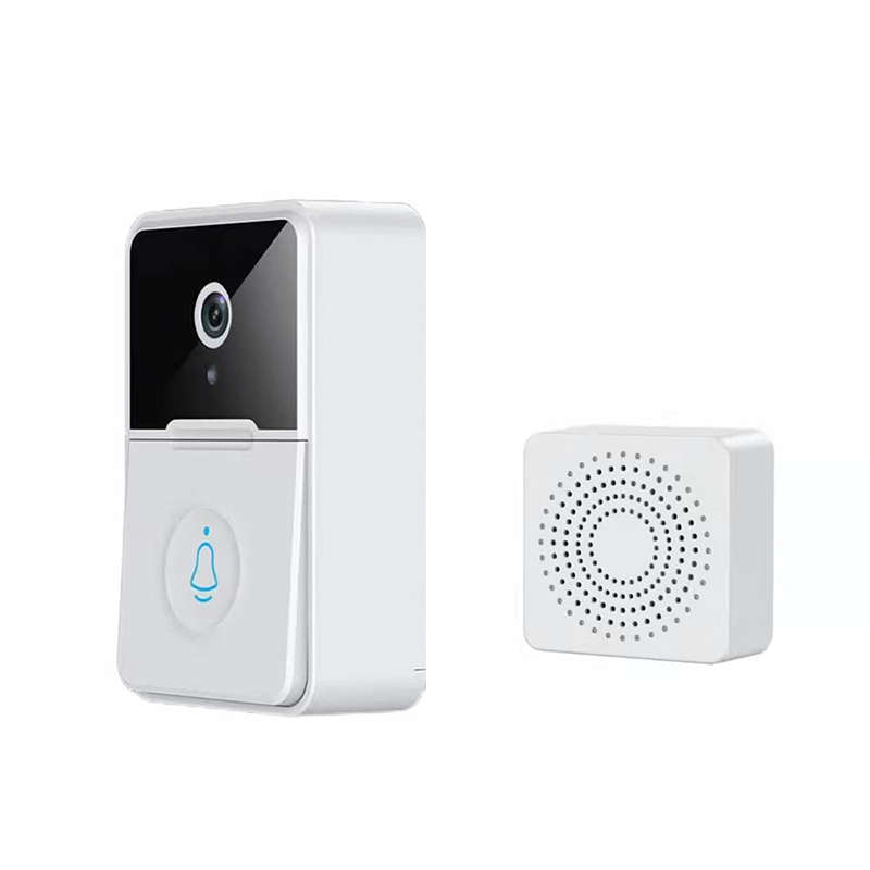 Wireless video smart doorbell camera with motion detection and night vision
