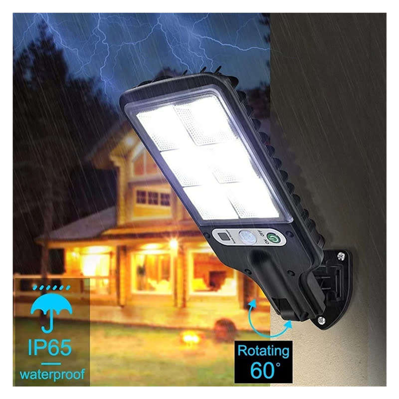 LED Solar Street Light With Motion Sensor Suitable For Outdoor Courtyard Walkways