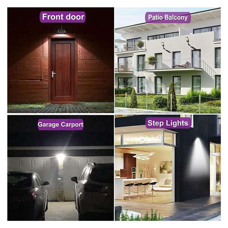 LED Solar Street Light With Motion Sensor Suitable For Outdoor Courtyard Walkways
