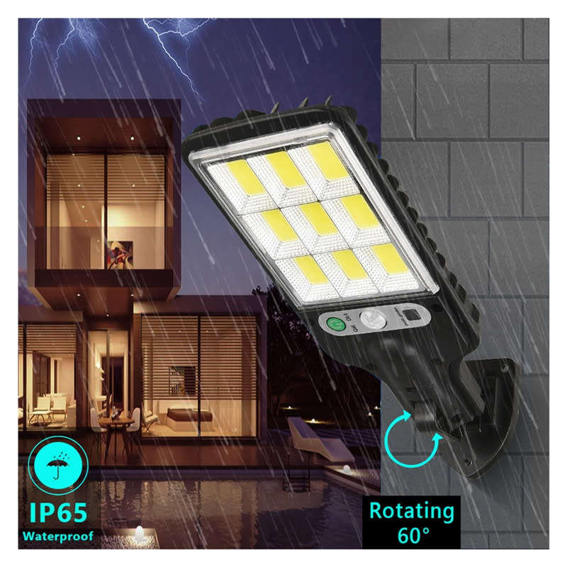 LED Solar Street Light With Motion Sensor Suitable For Outdoor Courtyard Walkways