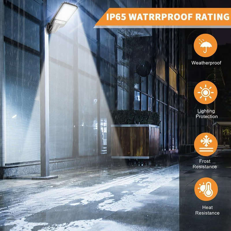 LED Solar Street Light With Motion Sensor Suitable For Outdoor Courtyard Walkways