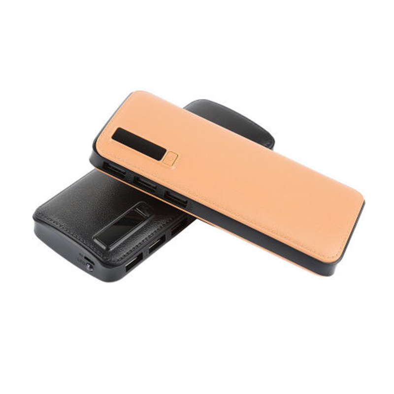 Mobile Power Supply External 3 Usb Portable 20000mah With Led Light