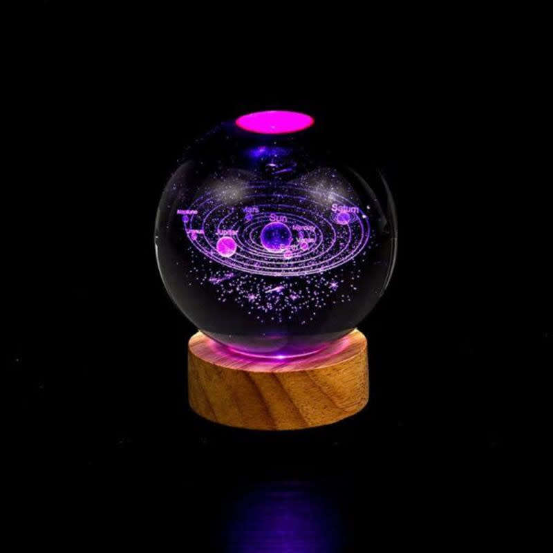 LED Crystal Ball Night Light With Exquisite Design  Elegant Appearance And Perfect Visual Effect
