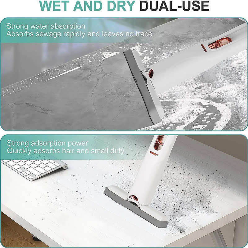 Portable Mini Multifunctional Squeeze Mop For Cleaning Floors Glass Kitchen Bathroom Car