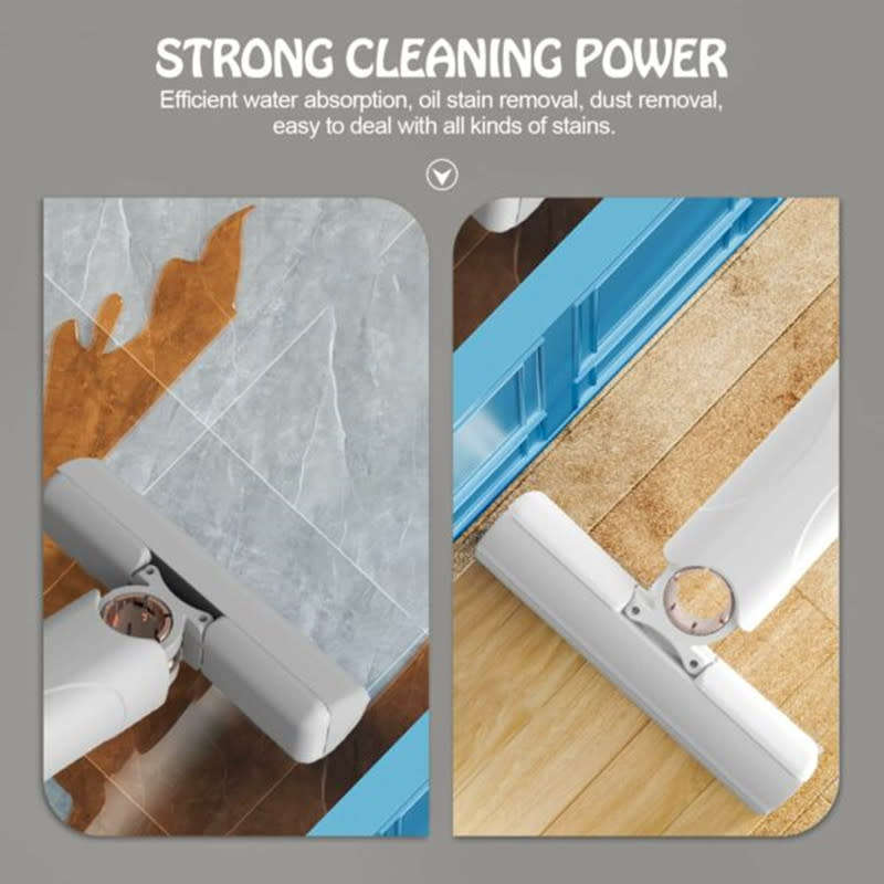 Portable Mini Multifunctional Squeeze Mop For Cleaning Floors Glass Kitchen Bathroom Car