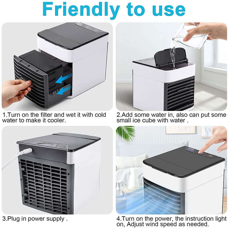 Portable Mini Evaporative Air Cooler For Home And Office