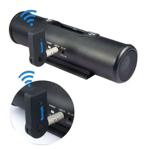 Wireless Bluetooth Adapter 3.5mm Auxiliary Audio Music Receiver Stereo Car Microphone