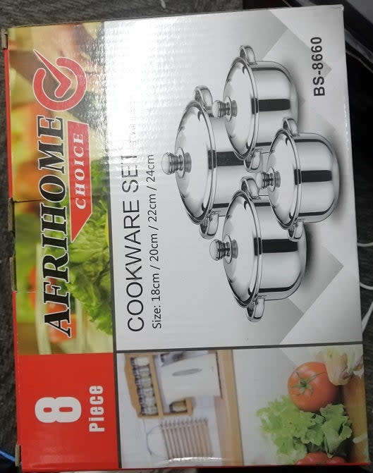 Durable 8-Piece Cookware Set