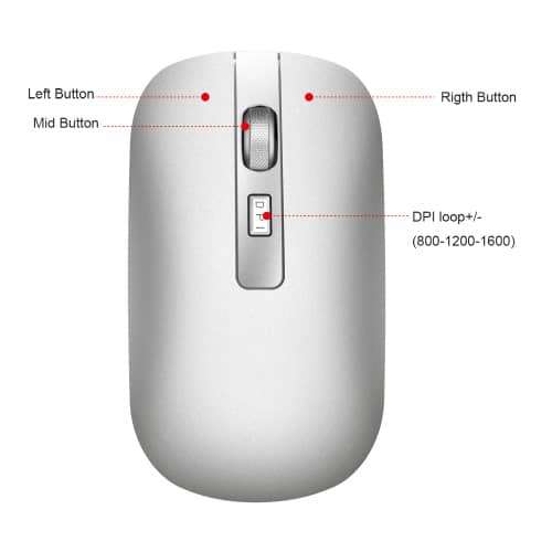Mini Wireless Bluetooth Mouse