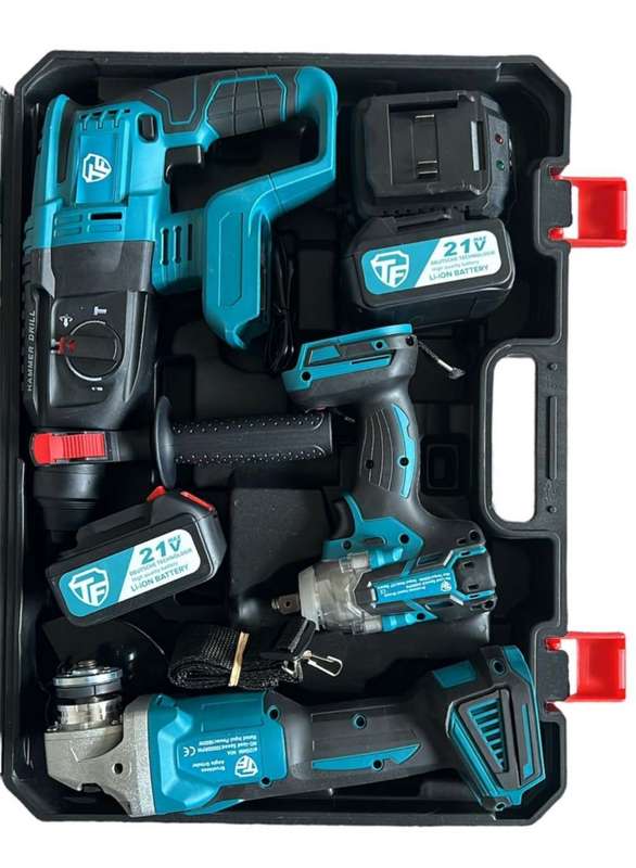 Portable 3:1 Cordless 21V Power Tool Set