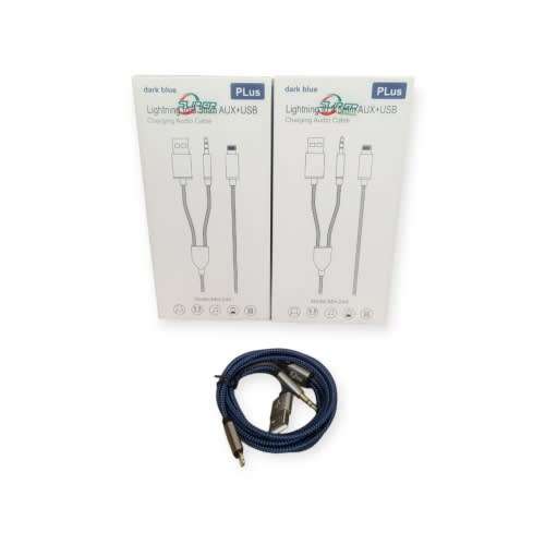 Thunderbolt To 3.5mm Aux And Usb Cable