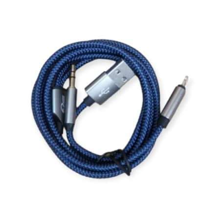 Thunderbolt To 3.5mm Aux And Usb Cable