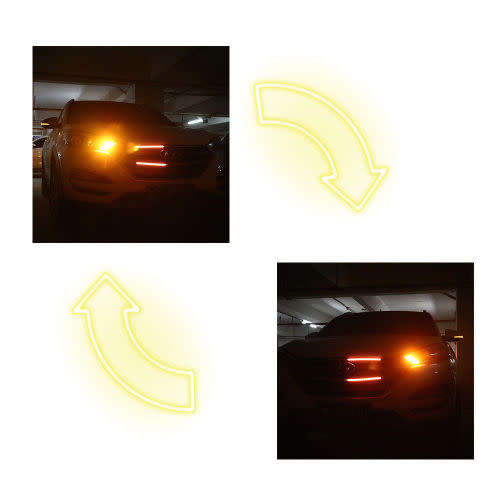 Portable 7-Color Rgb Automotive Led Light Strip Ranger Neon Mesh Light For Under Hood Grille