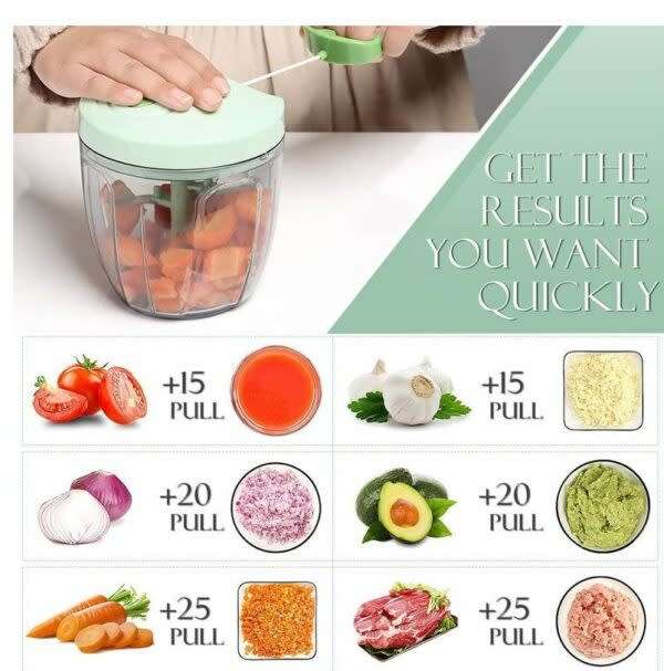 Portable Hand Chopper And Blender 900ml