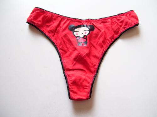 PUCA RED THONG