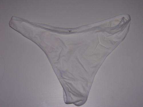 sexy white thong