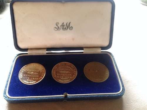 Set of 3 Paul Kruger coins