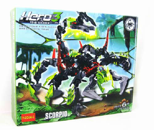 Less 20%!!!   Scorpion - Hero Factory III (100% Lego compatible!!!) LOCAL STOCK