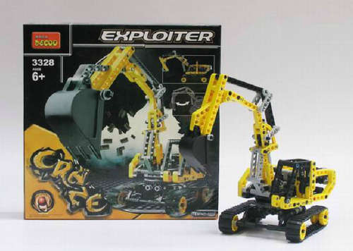 Less 20%!!!  Excavator - Construction Vehicle (100% Lego compatible!!!) LOCAL STOCK