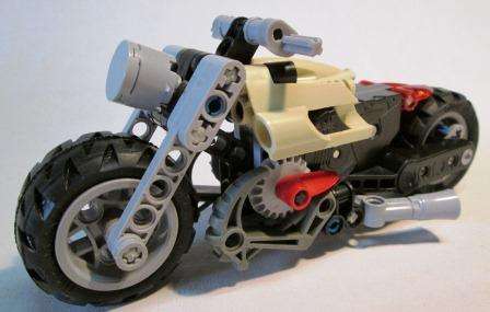 Motorcycle Explorer - With Pull Back Motor (100% Lego compatible!!!) LOCAL STOCK