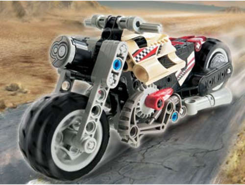 Motorcycle Explorer - With Pull Back Motor (100% Lego compatible!!!) LOCAL STOCK