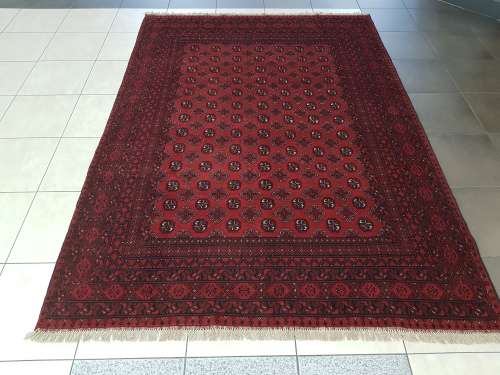 FINE QUALITY RED AFGHAN PERSIAN CAPRET 300x200 cm
