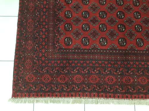 FINE QUALITY RED AFGHAN PERSIAN CAPRET 300x200 cm
