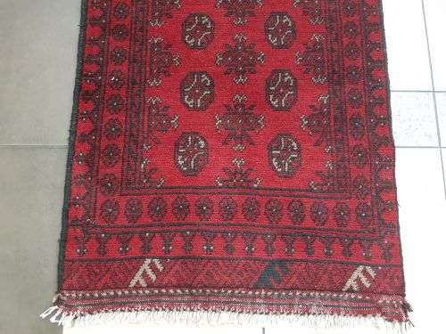 RED AFGHAN PERSIAN CARPET SIZE 300 X 80