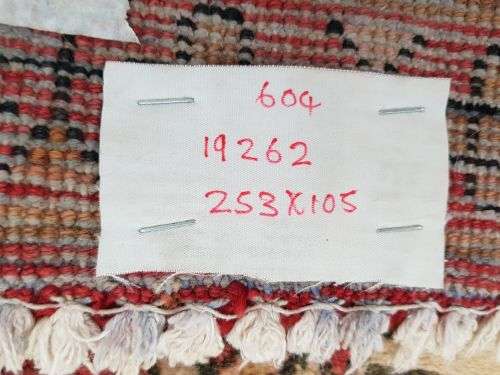 HANDMADE BUKHARA CARPET  253 X 105 CM