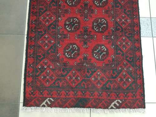 RED AFGHAN PERSIAN CARPET  SIZE 120 X 80