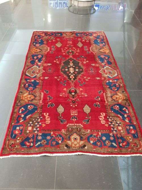HAMADAN HANDMADE PERSIAN CARPET 255 X 153 cm