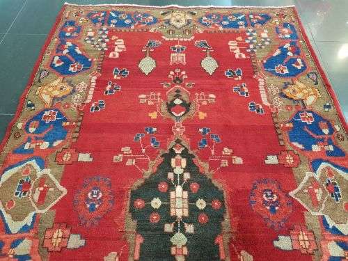 HAMADAN HANDMADE PERSIAN CARPET 255 X 153 cm