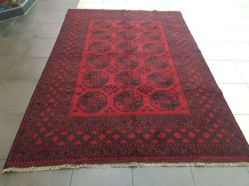 STUNNING AFGHAN ELEPHANT DESIGN CARPET 300 X 200 CM