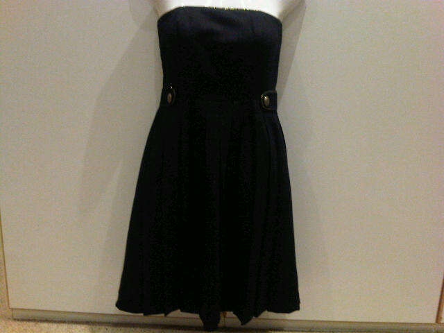 Black Boobtube dress Size XS-S
