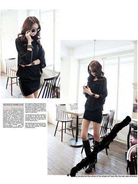 Stunning black top or dress with zip details, BRAND NEW