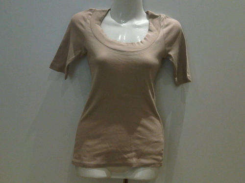 Beige casual top, size XS
