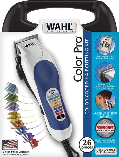 Wahl 79300-1001 Color Pro Hair Clipper Kit-26 Piece Kit by Wahl