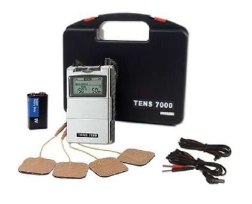 TENS MACHINE (TENS 7000) FOR PAIN RELIEF AND MUSCLE STIMULATION