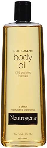 Neutrogena Body Oil, Light Sesame Formula, 16 Ounce